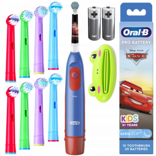  Oral-B Kids 3+ elektromos fogkefe autókhoz szett