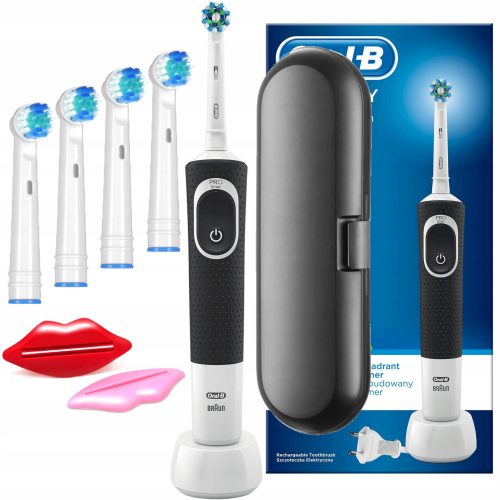  Oral-B D100 Vitality Cross Action elektromos fogkefe fekete + 3 egyéb termék