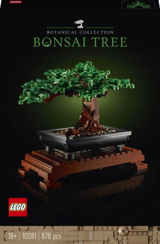  LEGO Classic 22042003 LEGO CREATOR BONSAI FA RÓZSASZÍN ZÖLD VIRÁGOK NÖVÉNYEK DÍSZÍTÉS