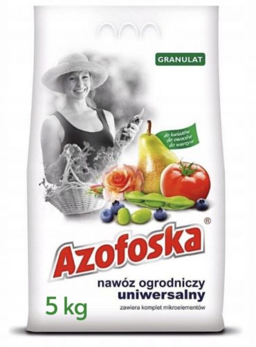  Több összetevős univerzális kertészeti műtrágya Azofoska 5KG granulátum 5 kg 5 l