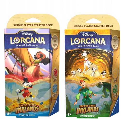  Disney Lorcan: Inklands - Ruby & Sapphire kezdőpakli + Disney Lorcan: Into the Inklands - Amber & Emerald Starter Deck