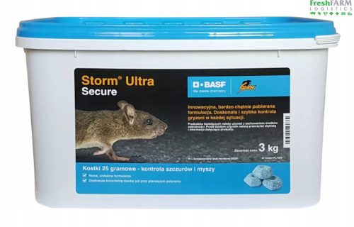  Erős méreg Storm Ultra méreg patkányoknak és egereknek BASF kocka 3kg