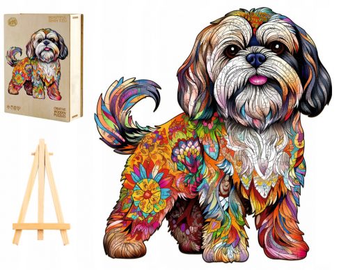  NAGY FA PUZZLE 260 DARAB SHIH TZU FA DOBOZBAN