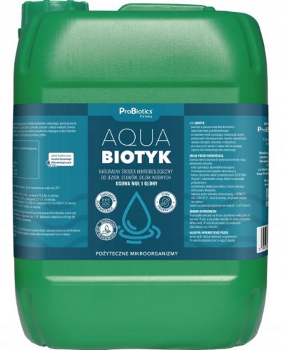  A ProBiotics AQUABIOTICS eltávolítja az iszapot és az algákat egy 10 literes tóból