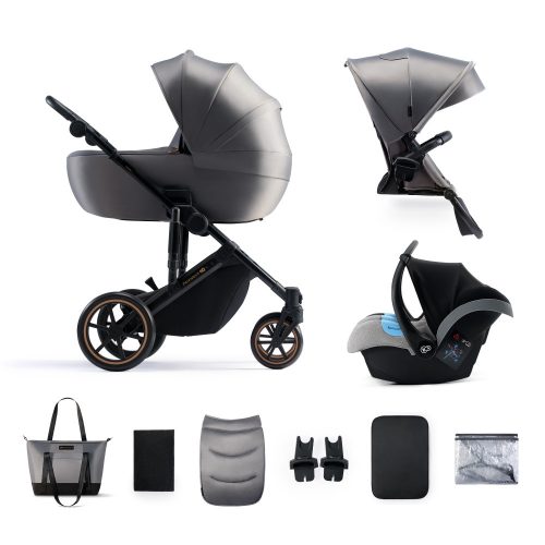  Kinderkraft babakocsi 3 az 1-ben PRIME 2 2023 SHADOW GREY