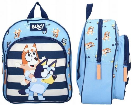  Bluey Vadobag egyrekeszes óvodai hátizsák fiúknak, lányoknak, unisex Kék árnyalatai, Többszínű