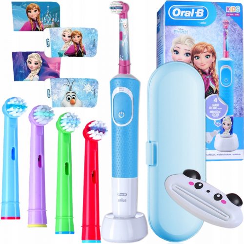  Oral-B Vitality 100 Kids Frozen elektromos fogkefe kék + 3 egyéb termék