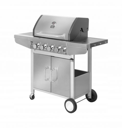  Kerti gázgrill 4+1 17,4 kW öntöttvas rostély Teesa BBQ 5001 Master