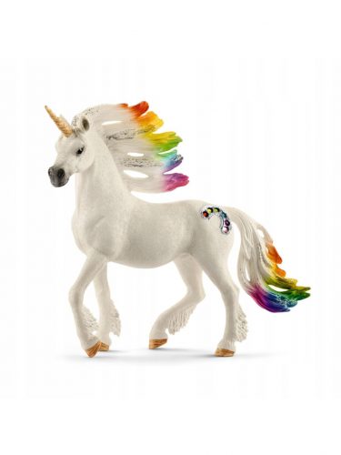  Szivárvány egyszarvú figura, Schleich 70523 mén