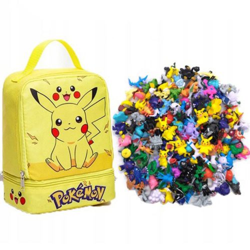  144 DB PIKACHU POKEMON HÁTIZSÁK FIGURÁK KÉSZLET