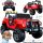  Autó Akkumulátoros autó Monster Jeep WXE1688 4X4 24v Red