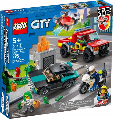  LEGO City 4208 terepjáró tűzoltóautó 243 darab.