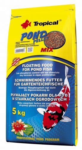  Tropical Pond Pellet Mix S haleledel 5 kg 50 l