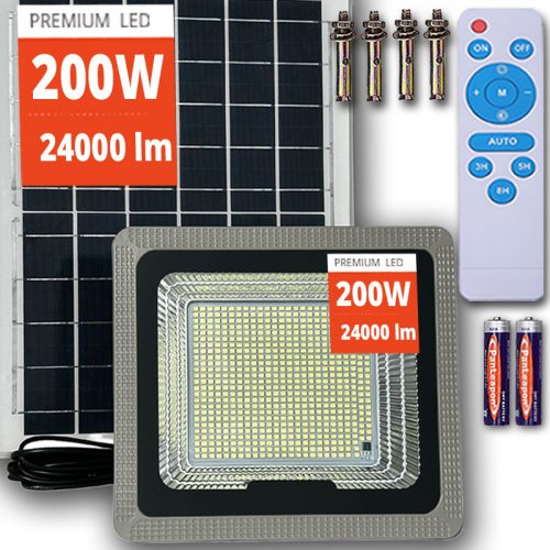  Vogler utcai lámpa 1500 W 180000 lm napelemes