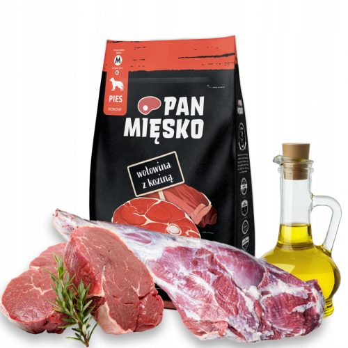  Pan Mięsko kutyaeledel, marha és kecske, 20kg