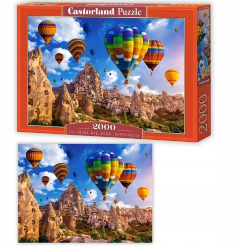  NAGY REJTÉK CASTORLAND SZÍNES LABÓK, CAPPADOCIA PUZZLE 2000 ELEMEK