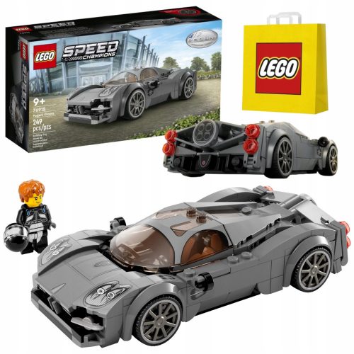  LEGO Speed Champions 76915 Pagani Utopia + LEGO papírzacskó