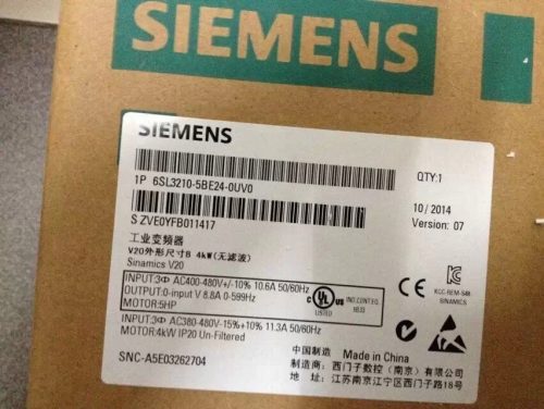 Siemens háromfázisú inverter 4 kW 8,8 A