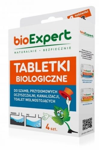  Készítmény szeptikus tartályokhoz, BioExpert tabletta, 4 l, 0,7 kg