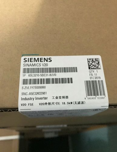 Siemens háromfázisú inverter 18,5 kW 40 A