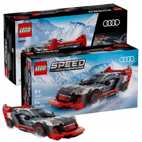  LEGO Speed Champions 76921 Audi S1 E-tron Quattro + TERMÉKKÁRTYA (MINDEN MEGVÁSÁROLT TERMÉKHEZ)