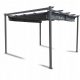  MYSTIC Garden Gazebo 3x3 pavilon pavilon antracit Corciano teraszsátor