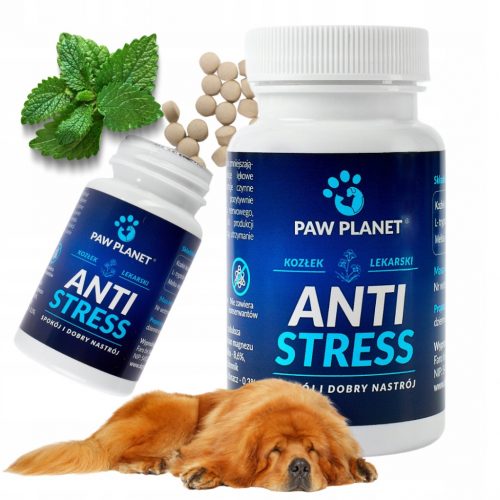  PAW PLANET ANTI STRESSZ STRESSZ TABLETTA KUTYÁKNAK NYUGÍTÁS valerian citromfű