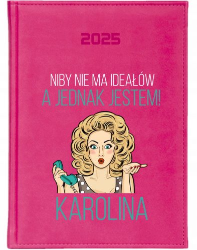  A5-ös naptár 2025 DAILY BOOK személyre szabott ajándék NYOMTATÁSSAL