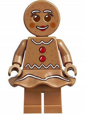  LEGO ünnep / karácsony - figura - Mrs. Gingerbread hol168 ÚJ