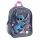  Lilo and Stitch Paso egyrekeszes óvodai hátizsák fiúknak, lányoknak, unisex Lila árnyalatai, Kék árnyalatai, Többszínű