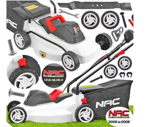 NAC ELEKTROMOS FŰNYÍRÓ 1800W 40CM 30L BEÁLLÍTÁSSAL LE18-40-PB-S