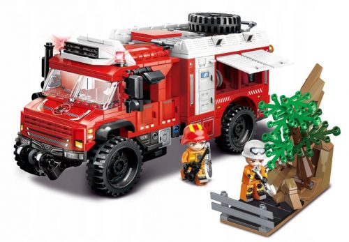  Qman Blocks Off-Road Fire Truck 656 db