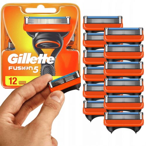  Gillette Fusion5 borotvapatron 12 db