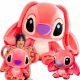  Mascot Stitch Pink nagy XXL 50cm aranyos plüss játék gyerekeknek