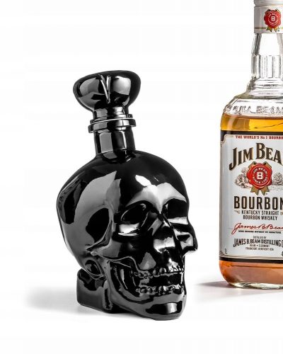  CRYSTAL CARAFE SKULL WHISKEY srác ajándéka