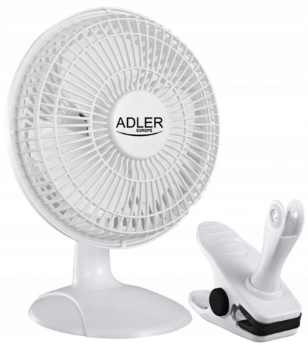  Fehér asztali ventilátor klipszel