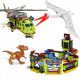  Építőelemek Jurassic Park Dinosaurs Jungle Pterodactyl 582 db