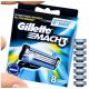  Gillette Mach 3 penge utántöltő Mach3 borotvához 8 db hatékony