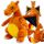  Mascot plüss Pokemon Charizard 30 cm narancssárga sárkány