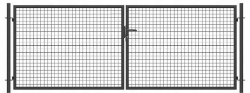  ECO kerti kerítéskapu SX 4,00 x 1,50 m - ANTRACIT szín