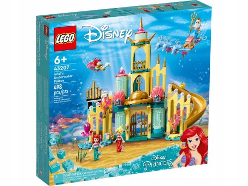  LEGO Disney 43207 Ariel víz alatti palotája