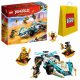  LEGO Ninjago Zane's Dragon Spinjitzu versenyautó 71791 + LEGO 6315792 VP PAPÍRZSÁK KÖZEPES M 34X41X10 TE