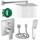  HANSGROHE akkumulátor alátöltő készlet + iBOX + sprinkler 30x30 slim