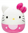  Eredeti JAZWARES Mascot Squishmallows Hello Kitty plüss rózsaszín 30 cm