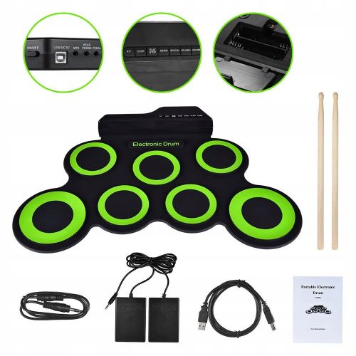  NN ROLL UP DRUM PAD roll-up elektronikus dobok