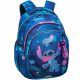  Többrekeszes iskolai hátizsák Lilo and Stitch CoolPack Shades of blue, Shades of pink, Multicolor 21 l