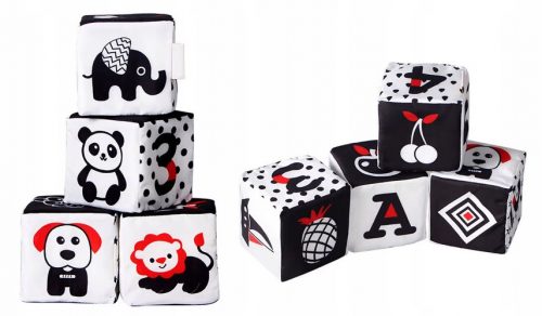  SMILY PLAY SENSORY DICE kontrasztos