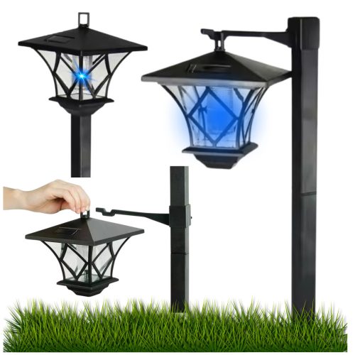  Solar függőlámpa LANTERN LAMP LED LANTERN fekete 150 cm 1 db.