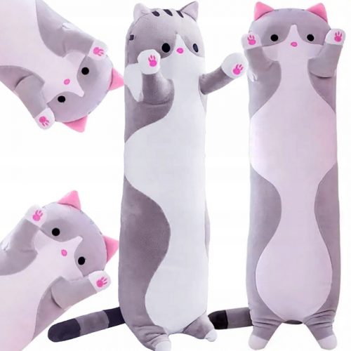  Long Kitten Mascot párna plüss macska 90cm XXL