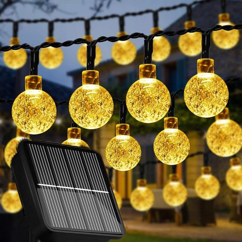  Garlands SOLAR kerti lámpák 50LED 7M meleg